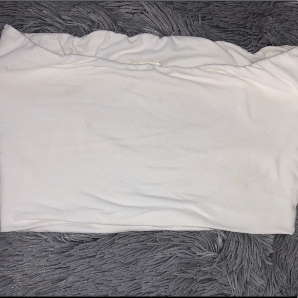 White Crop Top - Picture 2 of 2